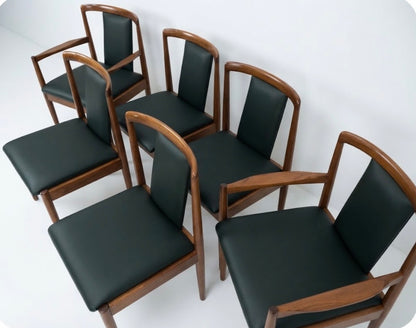 Mid Century Parker teak chairs SET Number 88 & 89 Custom Order 4 week lead time