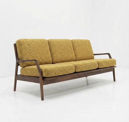 Fler Teak Three-Seater Sofa — Custom Order (3–4 Weeks)