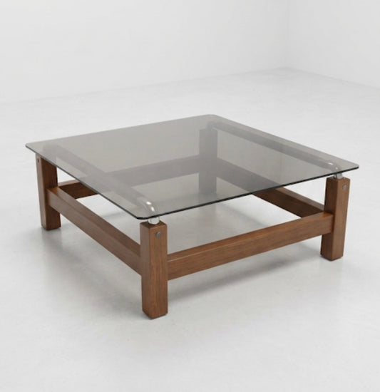 Post & Rail Brutalist Coffee Table