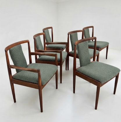 Mid Century Parker teak chairs SET Number 88 & 89 Custom Order 4 week lead time