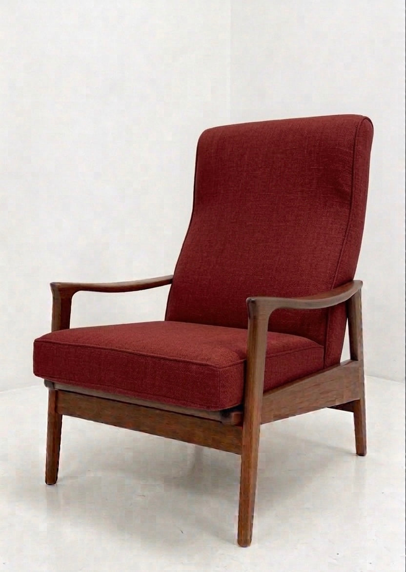Mid Century Parker recliner teak Blackwood retro mcm armchair seating lounge 1960s