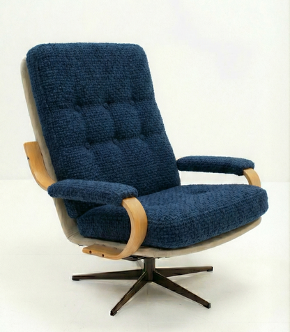 Mid Century Danish Mobler Bentwood swivel armchair Custom Order