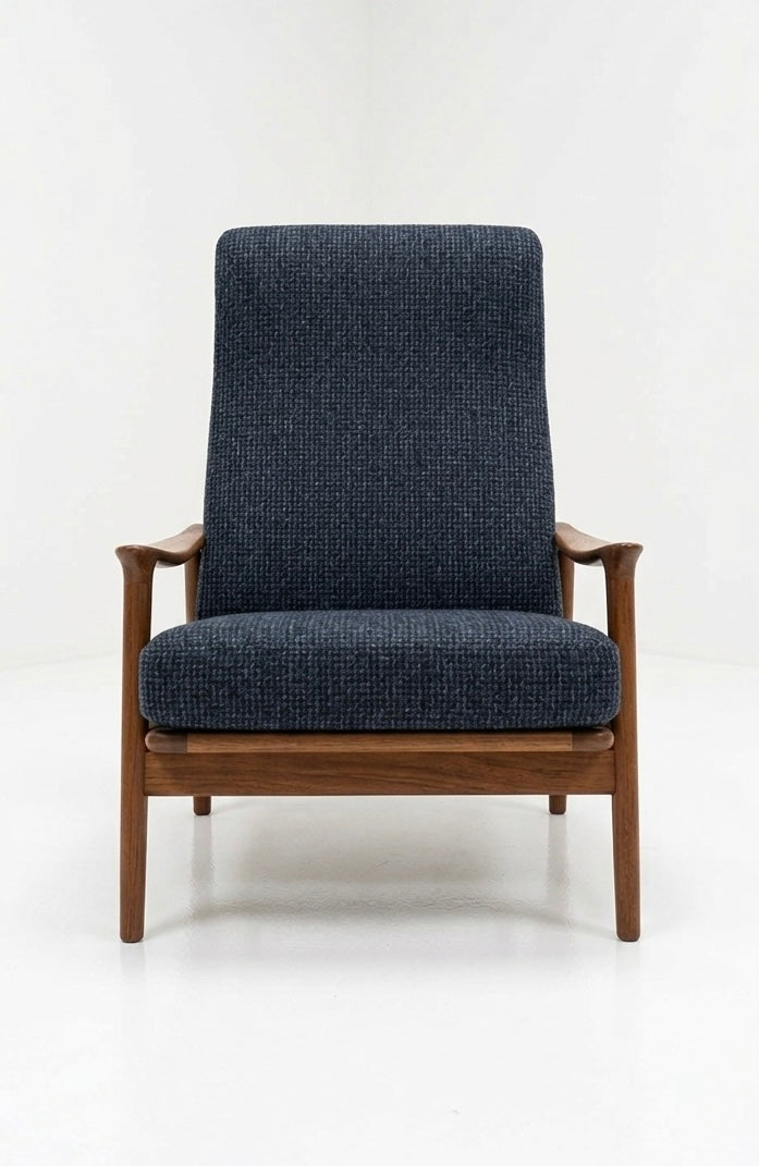 Mid Century Parker recliner teak Blackwood retro mcm armchair seating lounge 1960s