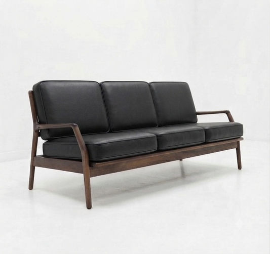 Fler Teak Three-Seater Sofa — Custom Order (3–4 Weeks)