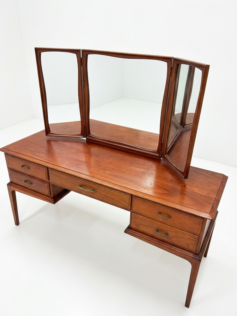 Mid Century Parker style dresser draws mirror Jason furniture retro mcm
