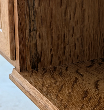 Mid Century Danish Henning  Kjærnulf oak desk retro vintage storage