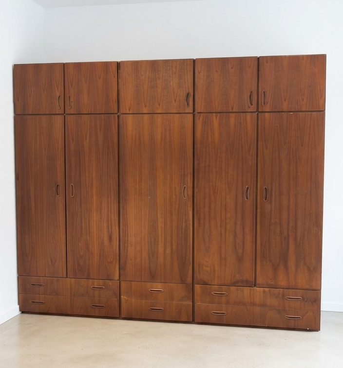 Berryman wardrobe teak nordic storage draws