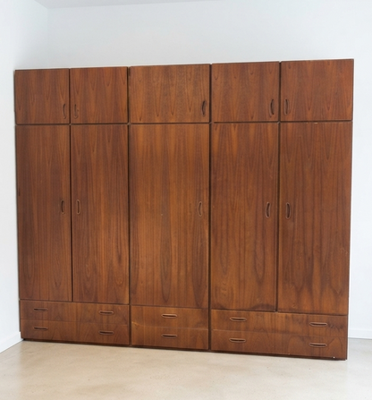 Berryman wardrobe teak nordic storage draws