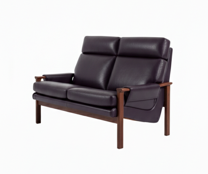 Mid Century Tessa T21 Two Seater Sofa by Fred Lowen Premium Leather Custom Order 3-4 week lead time
