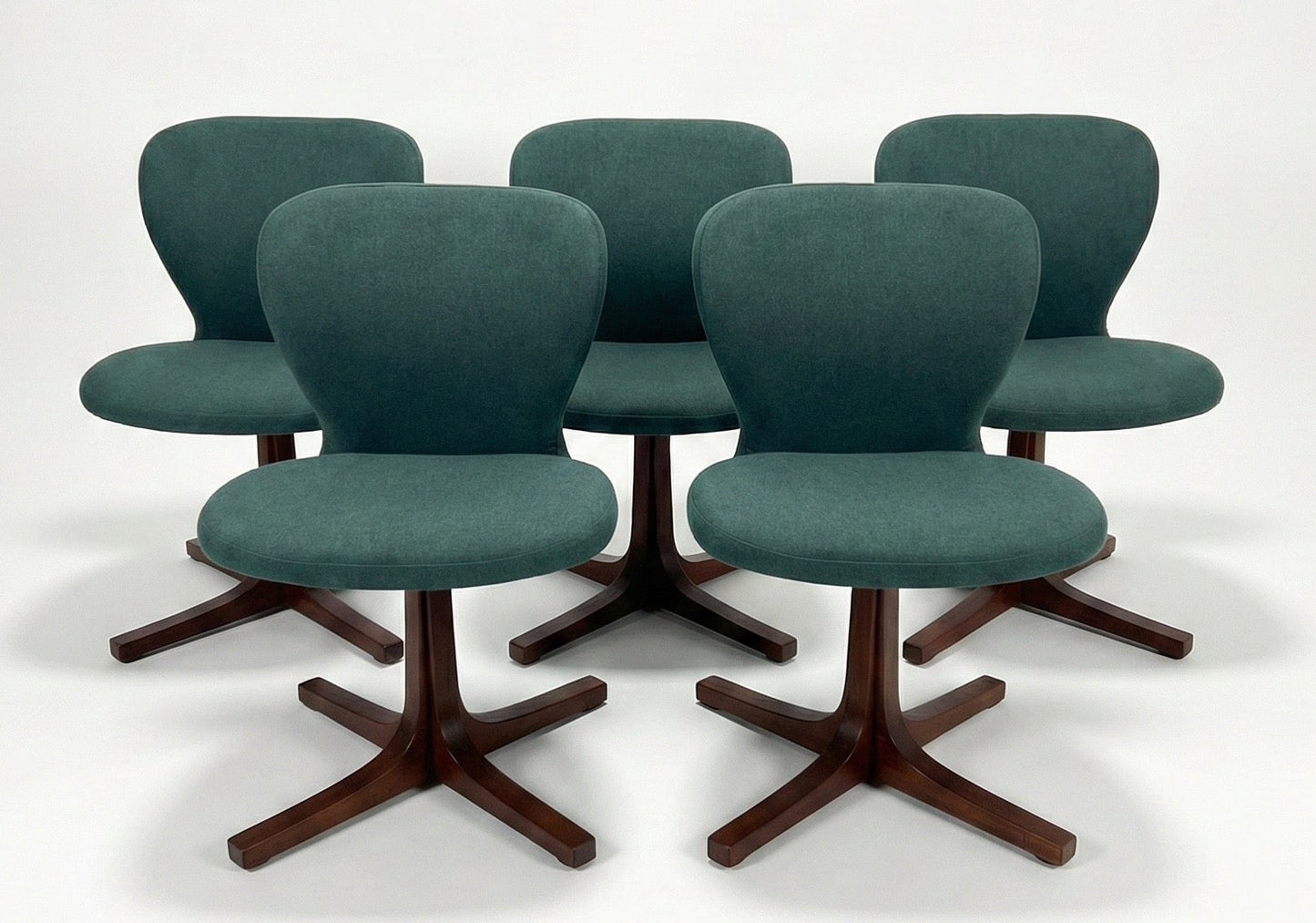 Mid Century Warren Catt chair Jarrah timber swivel seat