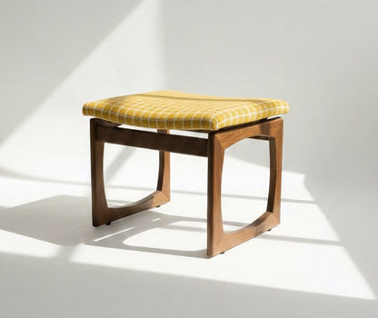 G Plan Teak Frame Quadrille Vanity Stool Custom Upholstery Order