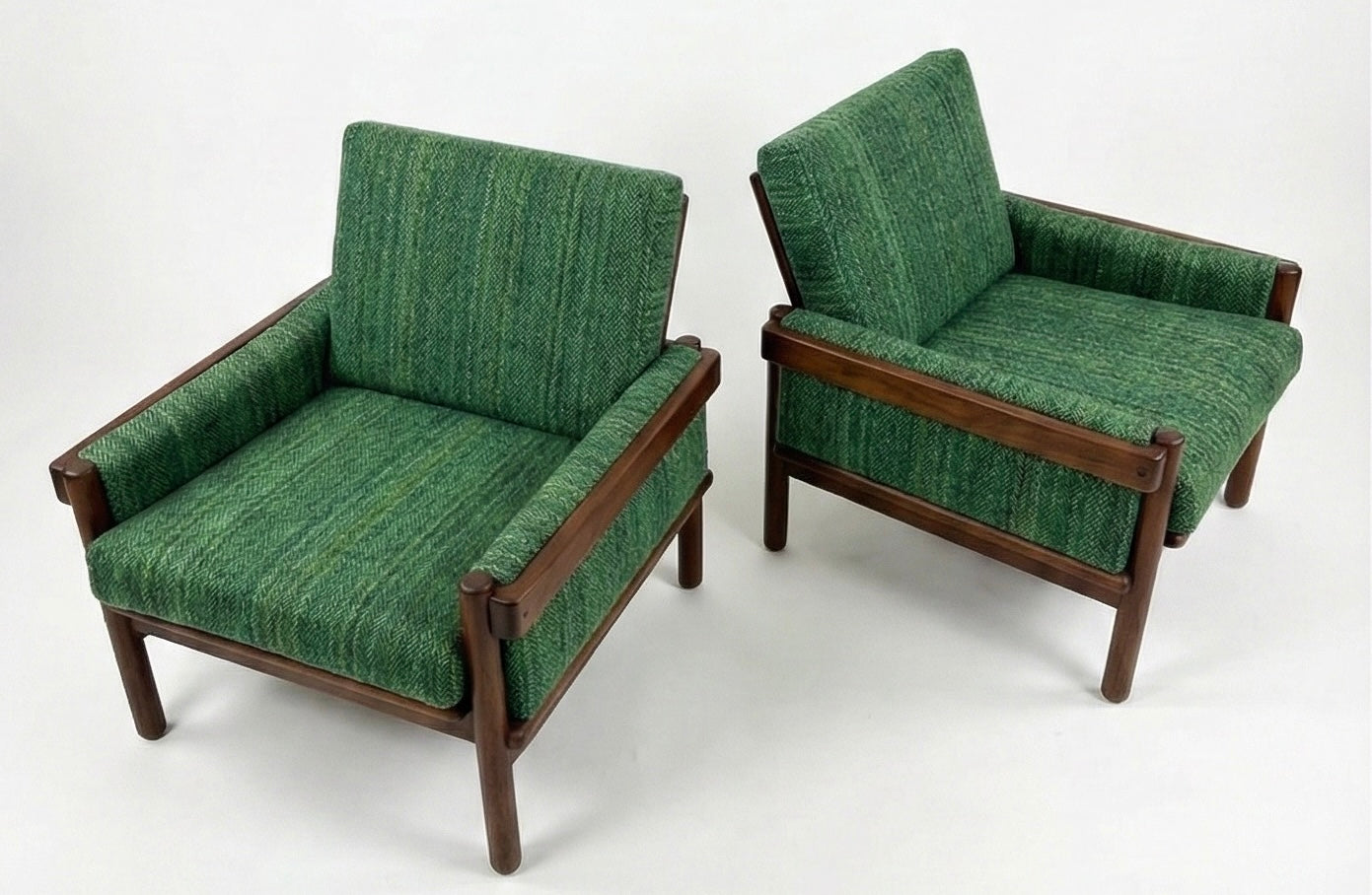 Danish Deluxe Rifka armchair seat Custom order with new upholstery fabric