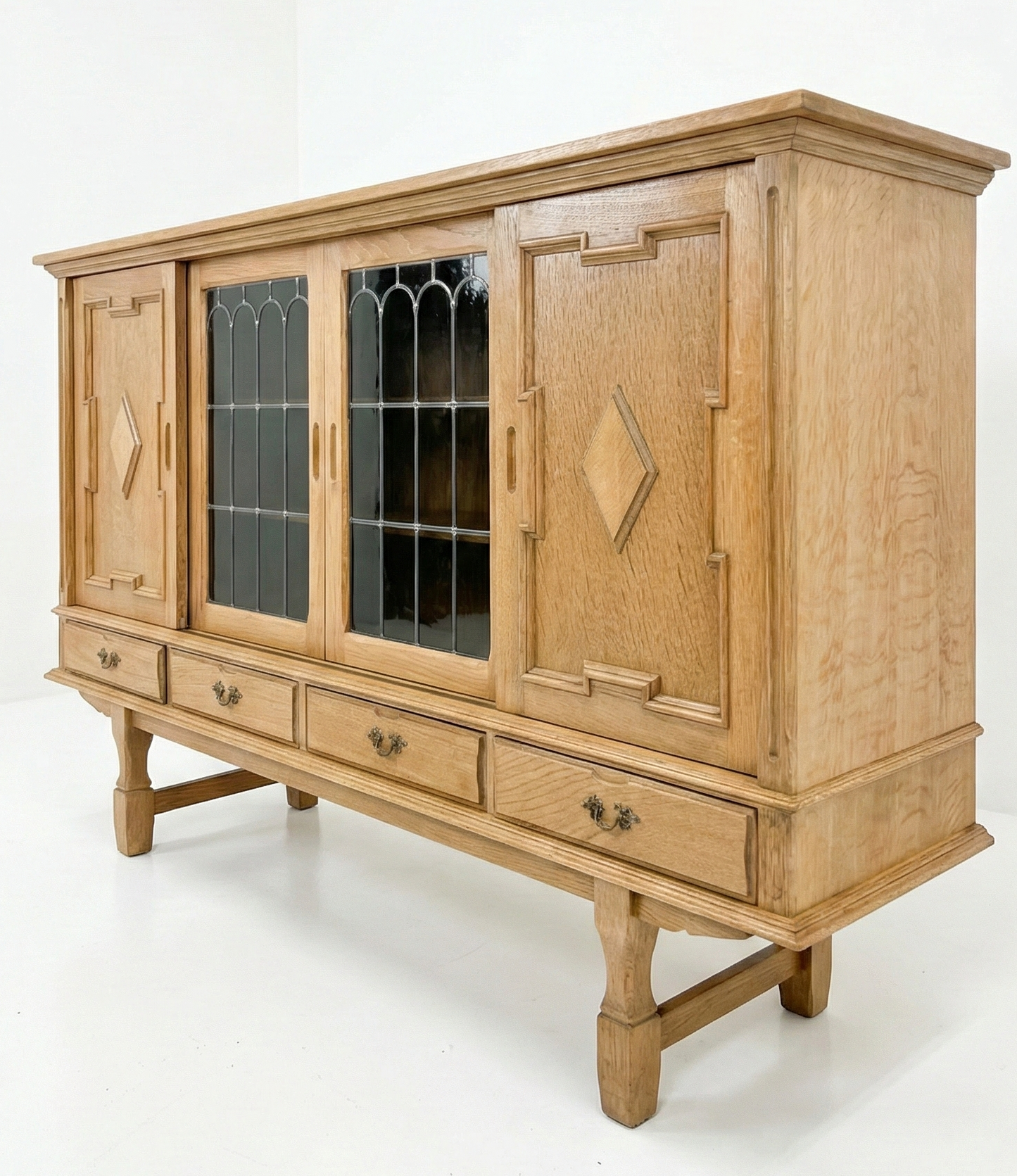 Mid Century Henning KJAERNULF Sideboard Oak Denmark 1950s