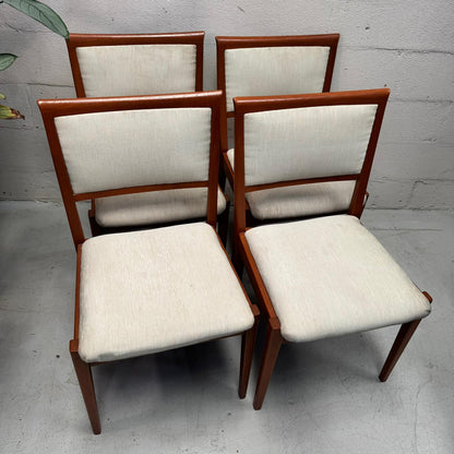 Parker teak set of four chairs