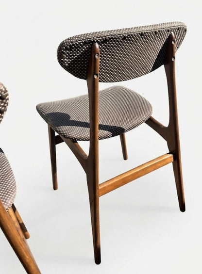 Elite Mid Century chairs retro set of four