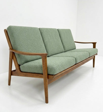 Mid Century Parker model 163 retro three seater sofa teak Custom Order Lounge