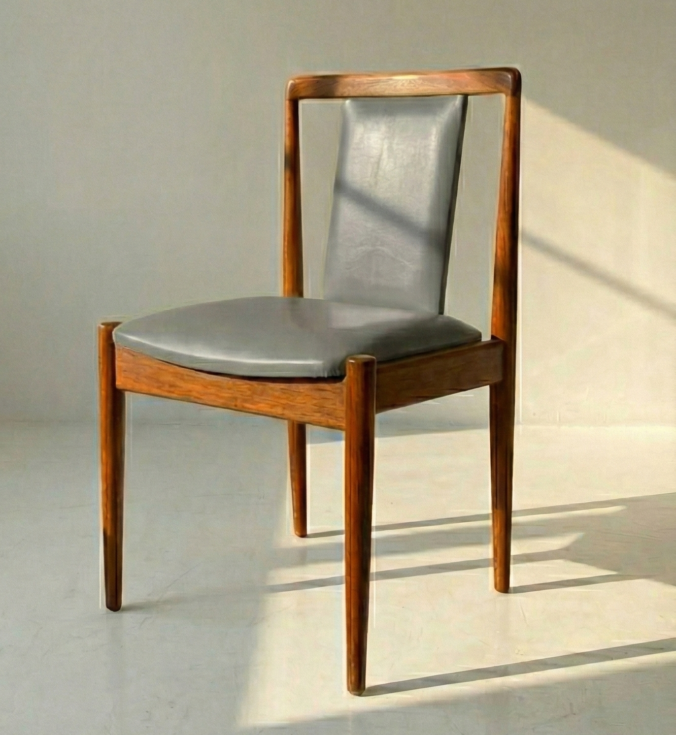 Mid Century Parker 88 short T back chair Blackwood Teak Custom order 3-4 weeks