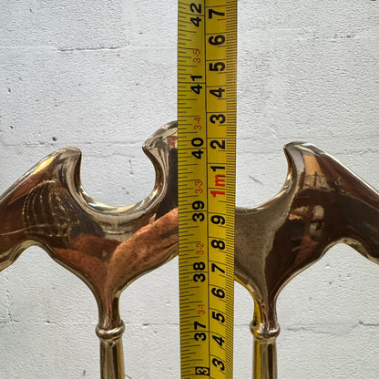Chiavari Chairs Set Polished Brass Italy 1960s (4)