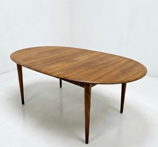 Parker No. 92 Nordic Oval Dining Table 1960s Custom Finish