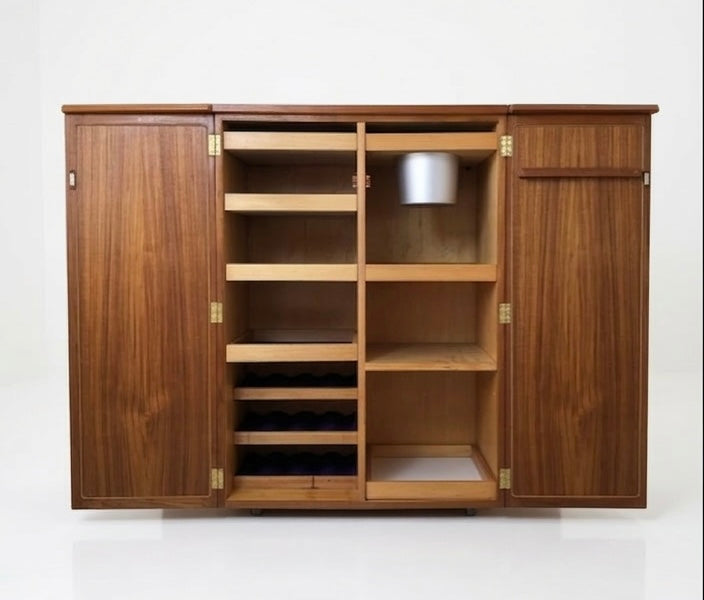 Mid Century RARE Chiswell Bar Cart unit cabinet buffet sideboard teak Australian retro