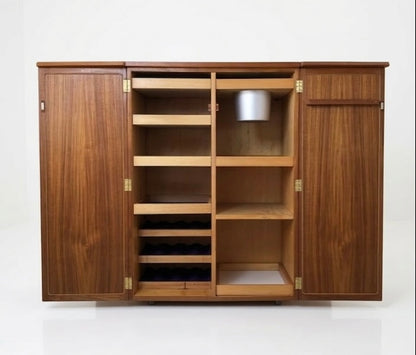 Mid Century RARE Chiswell Bar Cart unit cabinet buffet sideboard teak Australian retro