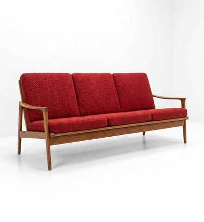 Mid Century Parker model 163 retro three seater sofa teak Custom Order Lounge