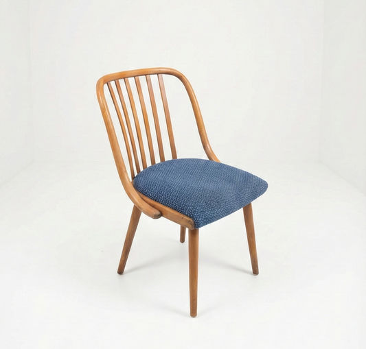 Mid Century Ligna Czechoslovakia Chair bentwood coachwood seating