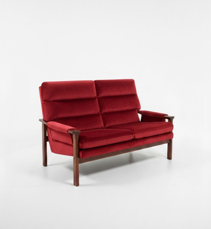 Mid Century Australian two seater Tessa Lounge Custom Upholstery order 3-4 week lead time