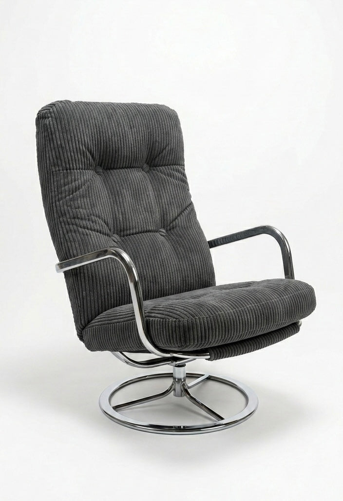 Mid Century Ikea 1970s Smedsta low swivel chair Space Age CUSTOM ORDER