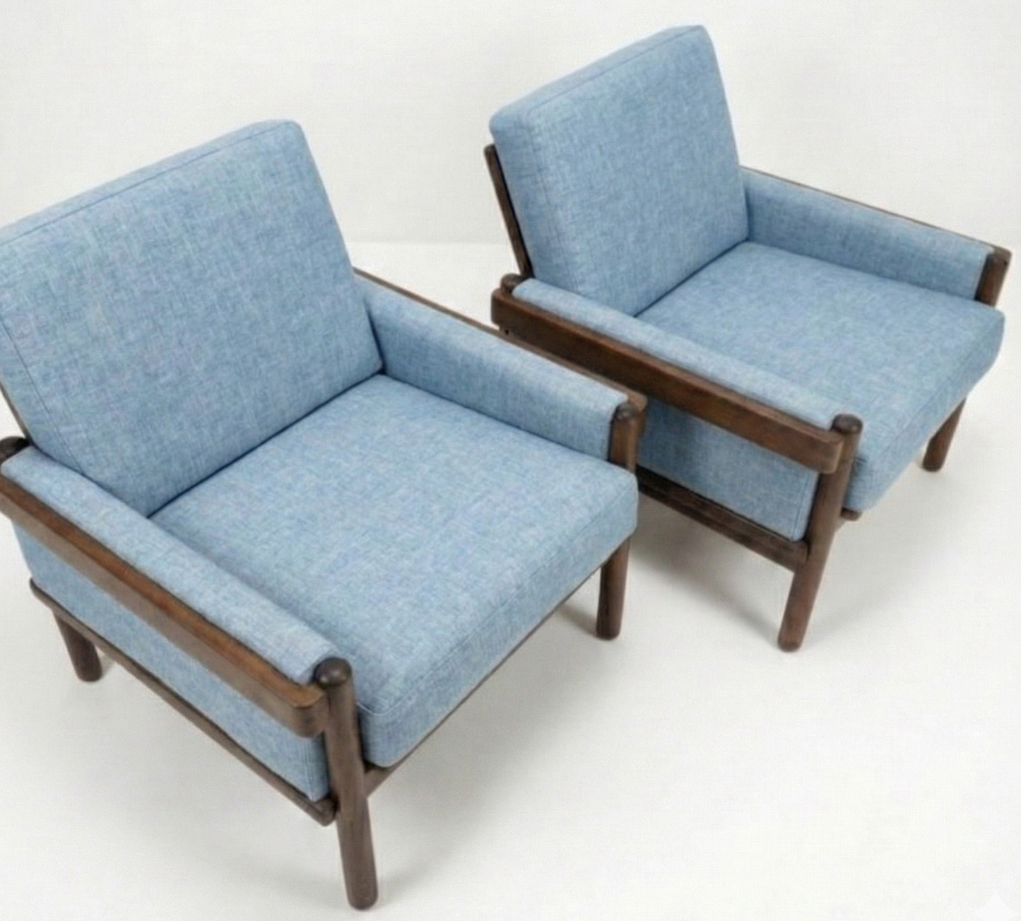Danish Deluxe Rifka armchair seat Custom order with new upholstery fabric