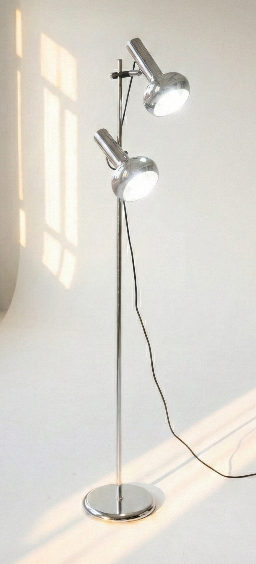 Mid Century Chrome Oslo floor Lamp