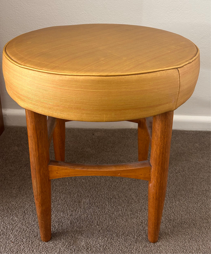 G Plan Mid Century Vintage teak stool by Kofod Larsen 1960 seat chair