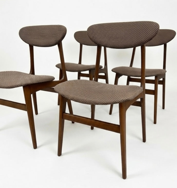 Elite Mid Century chairs retro set of four