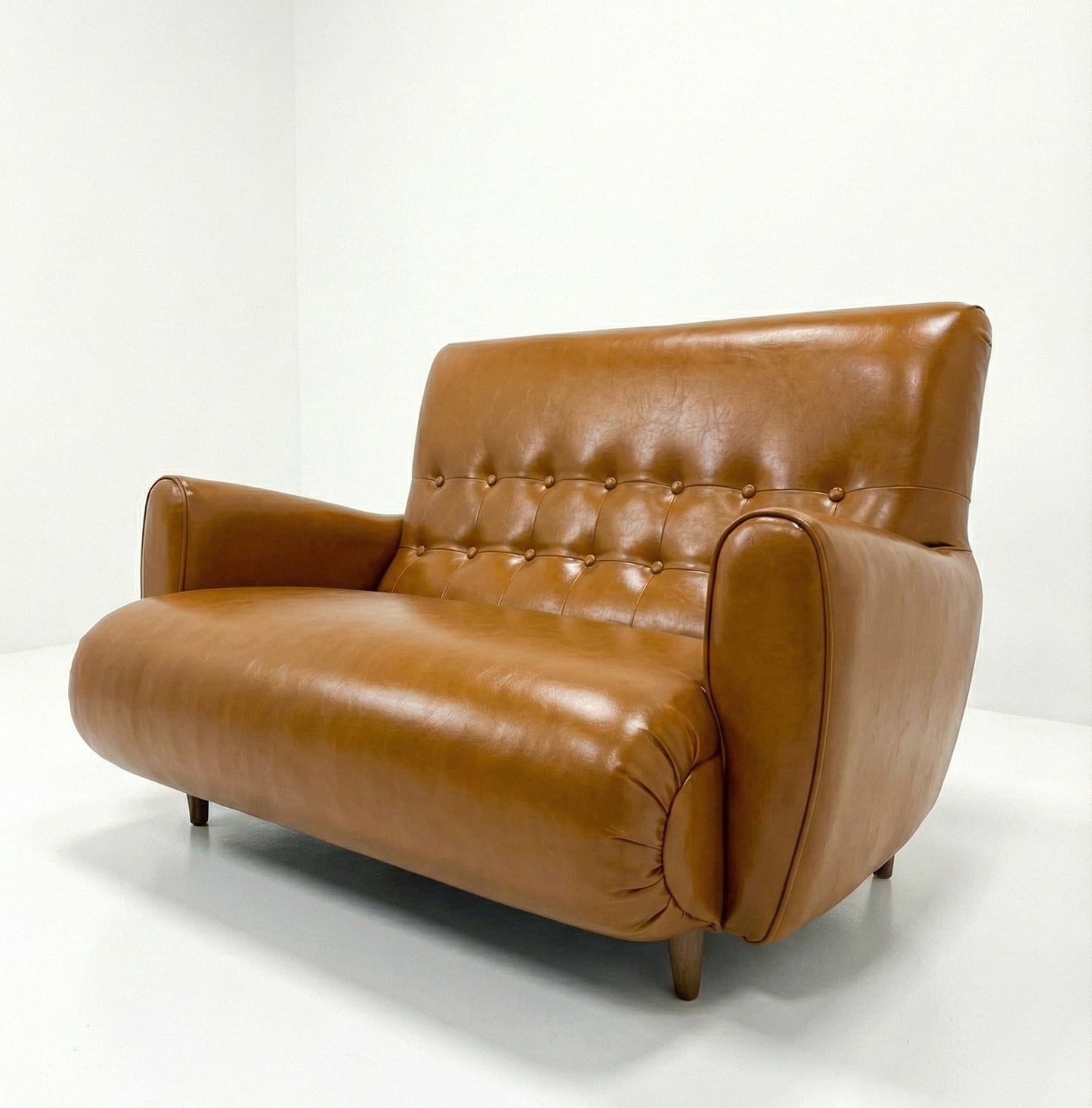 Vintage Sleepy Hollow two seater lounge sofa Custom Upholstery