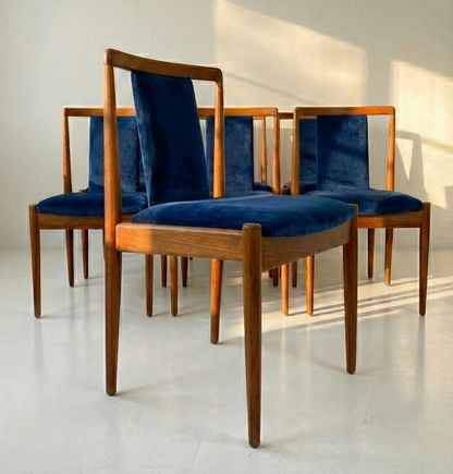 Mid Century Parker 88 short T back chair Blackwood Teak Custom order 3-4 weeks