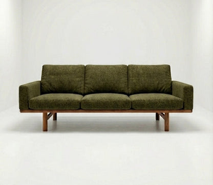 Mid Century Hans Wegner Sofa lounge seat GE 236/3 oak frame Custom Upholstery