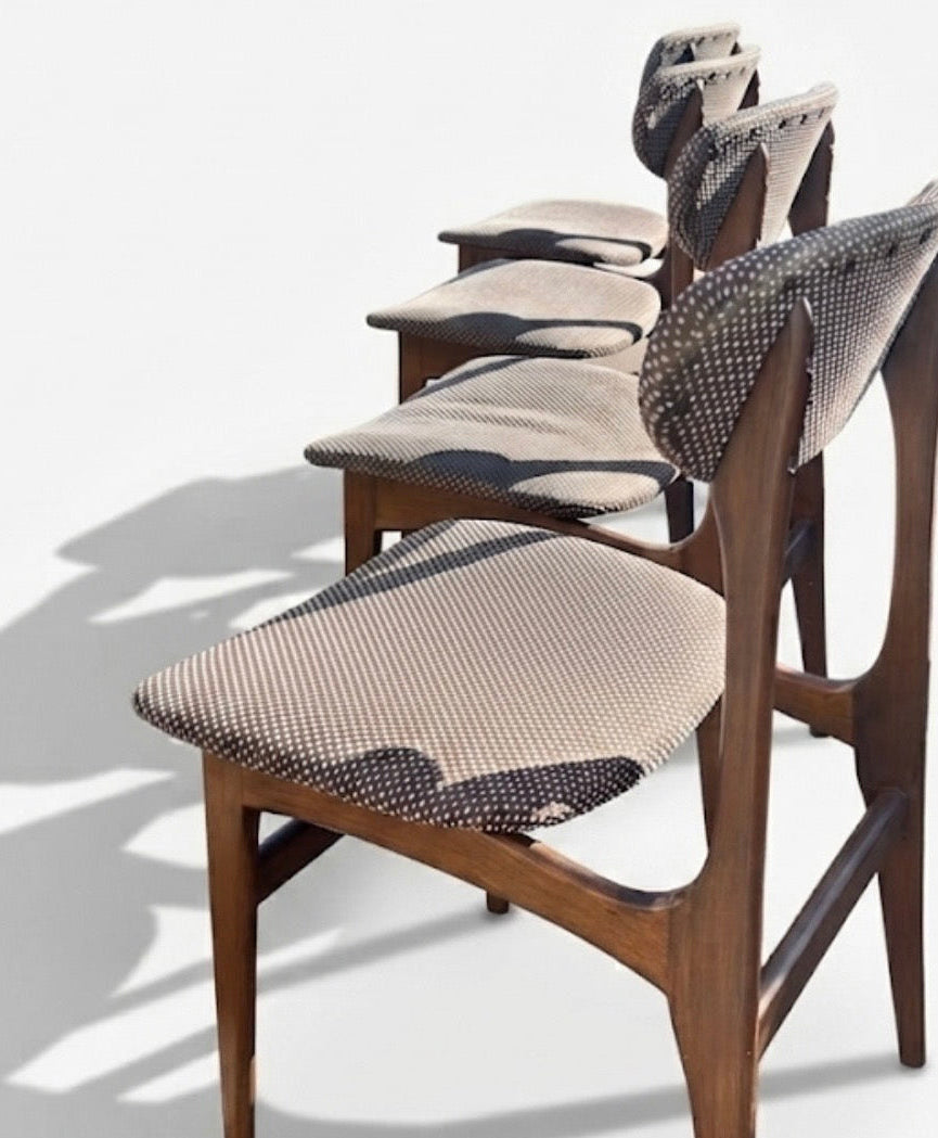 Elite Mid Century chairs retro set of four