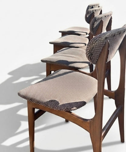 Elite Mid Century chairs retro set of four