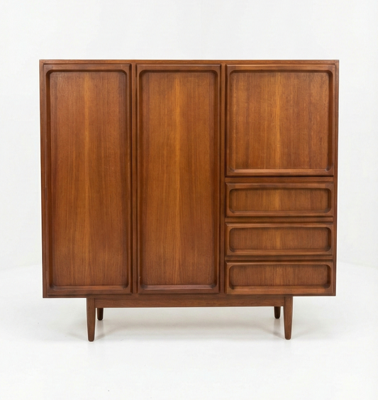 Koben Teak Highboard & Cocktail Cabinet