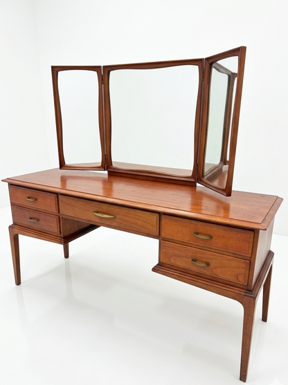Mid Century Parker style dresser draws mirror Jason furniture retro mcm