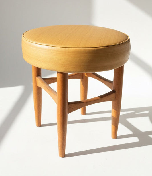 G Plan Mid Century Vintage teak stool by Kofod Larsen 1960 seat chair