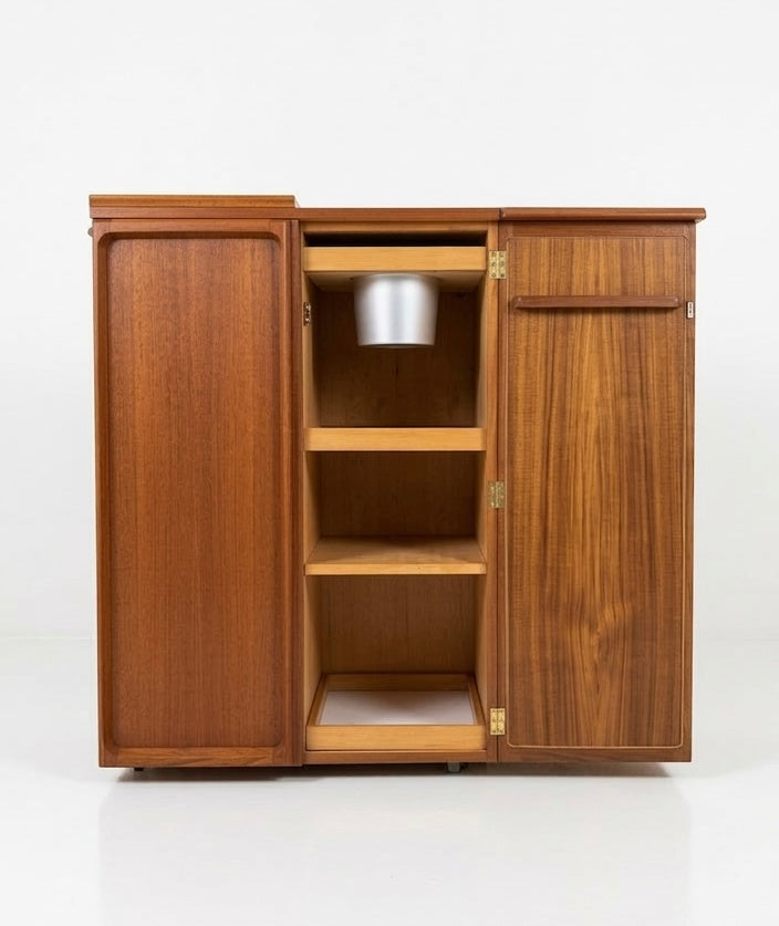Mid Century RARE Chiswell Bar Cart unit cabinet buffet sideboard teak Australian retro