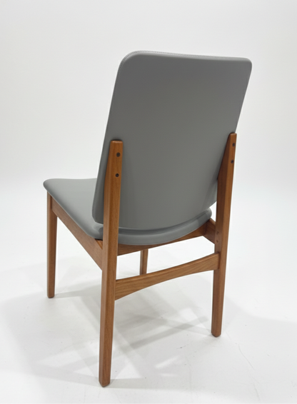 Mid Century Noblett teak chairs Custom Set of 6 Upholstery 3-4 week lead time