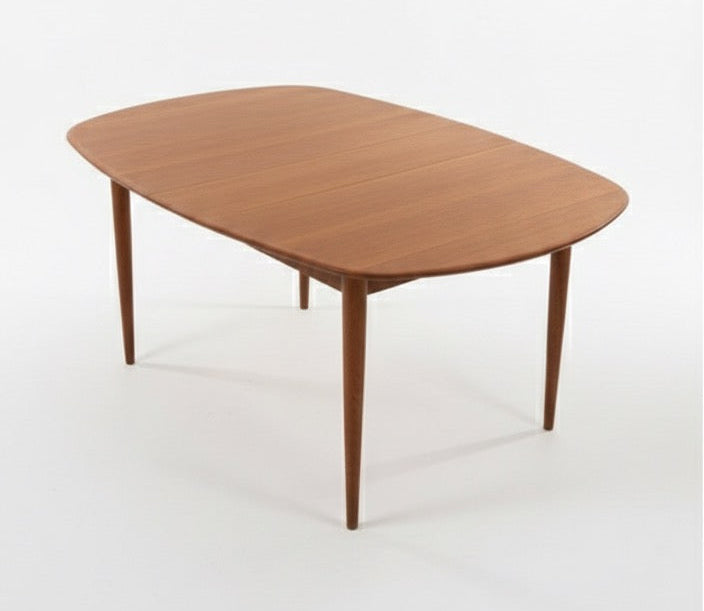 Mid Century Nordic Parker D End Table Teak