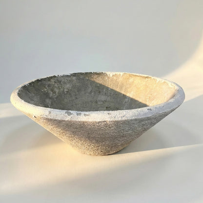 Mid Century Concrete Conical Planter pot Australian piece era 1960s Willy Guhl