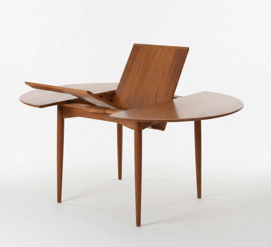 Mid Century Nordic Parker Round Dining Table