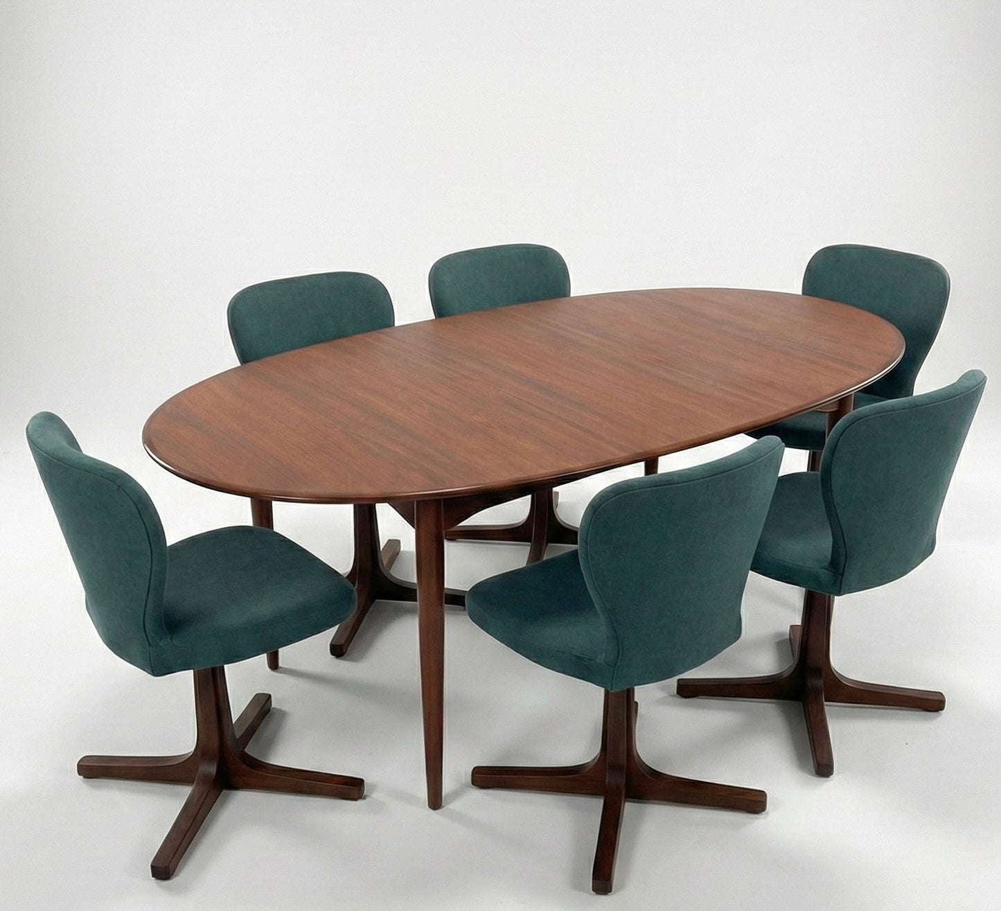 Mid Century Warren Catt chair Jarrah timber swivel seat