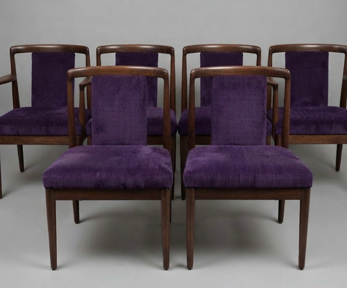 Mid Century Parker teak chairs SET Number 88 & 89 Custom Order 4 week lead time