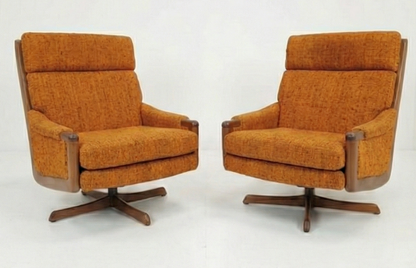 Mid Century Chiswell swivel armchair retro vintage Custom Order