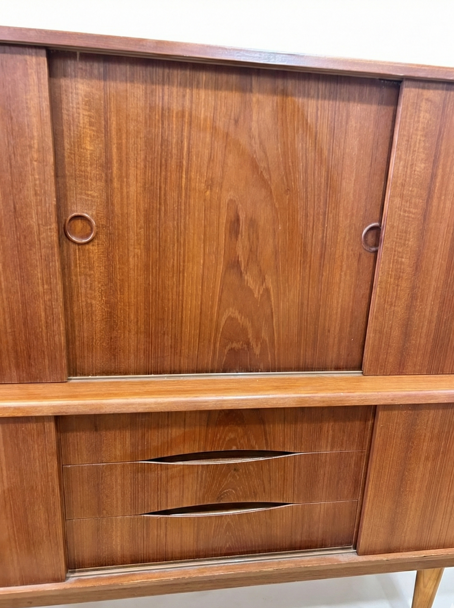 Mid Century Danish Highboard E S Mobler 1950s